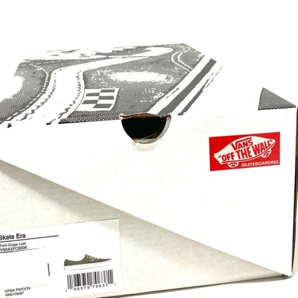 VANS Skate Era Shoes Suede Low Top Canvas Grape Leaf Sneakers Women VN0A5FC950K - Picture 2 of 11